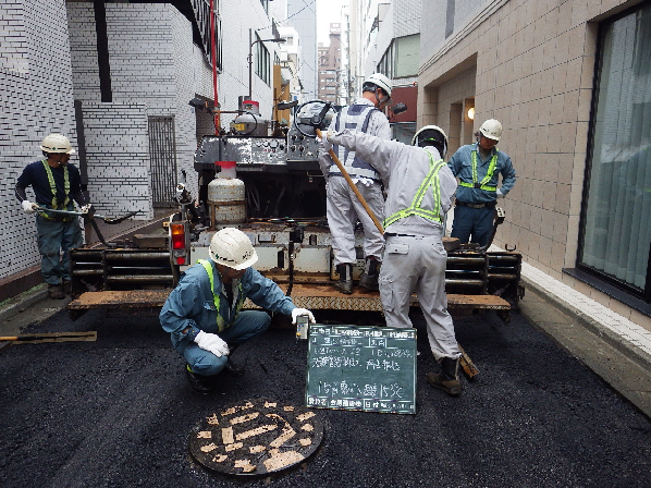 東京都下水道局　神田神保町　工事　現場写真